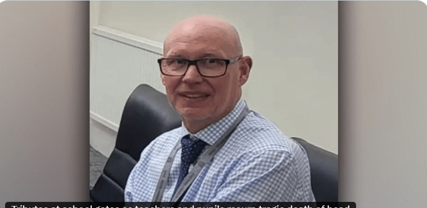 Tributes at school gates as Stretford Grammar mourns tragic bicycle death of head Michael Mullins