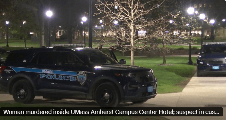 Woman murdered inside UMass Amherst Campus Center Hotel; suspect in custody